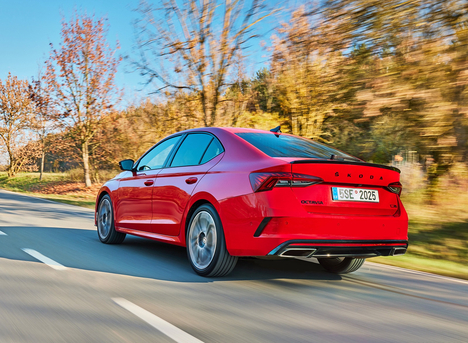 2021 Škoda Octavia RS Rear Three-Quarter Wallpapers  (6)
