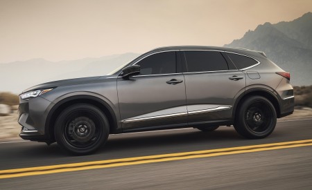 2022 Acura MDX SH-AWD Advance (Color: Liquid Carbon Metallic) Side Wallpapers 450x275 (24)