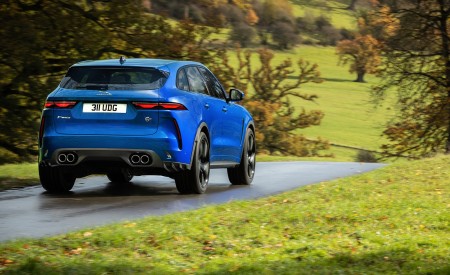 2021 Jaguar F-PACE SVR Rear Wallpapers 450x275 (104)
