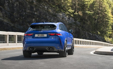 2021 Jaguar F-PACE SVR Rear Wallpapers 450x275 (94)