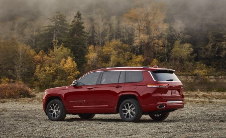 2021 Jeep Grand Cherokee L Overland Rear Three-Quarter Wallpapers  450x275 (15)