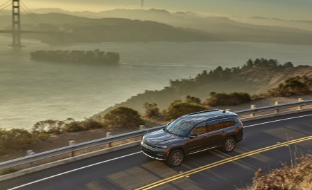 2021 Jeep Grand Cherokee L Summit Reserve Front Three-Quarter Wallpapers 450x275 (5)