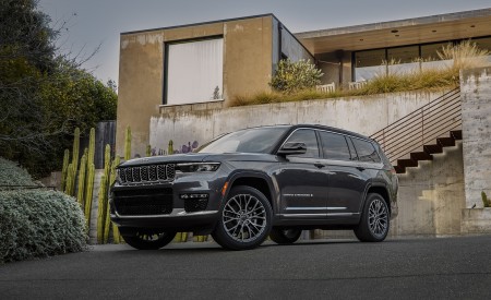 2021 Jeep Grand Cherokee L Summit Reserve Front Three-Quarter Wallpapers 450x275 (49)