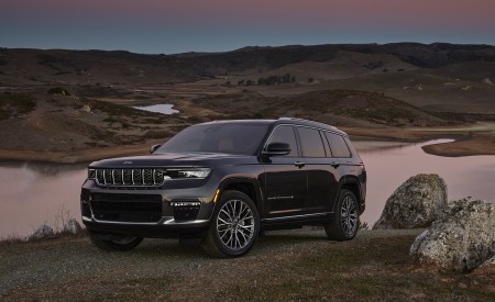2021 Jeep Grand Cherokee L Summit Reserve Front Three-Quarter Wallpapers 450x275 (48)