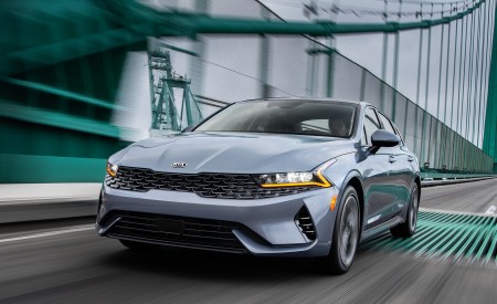 2021 Kia K5 EX 1.6T FWD Front Three-Quarter Wallpapers  450x275 (2)