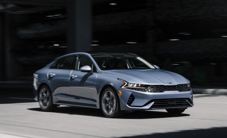 2021 Kia K5 EX 1.6T FWD Front Three-Quarter Wallpapers 450x275 (7)