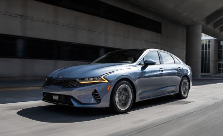 2021 Kia K5 EX 1.6T FWD Front Three-Quarter Wallpapers 450x275 (3)