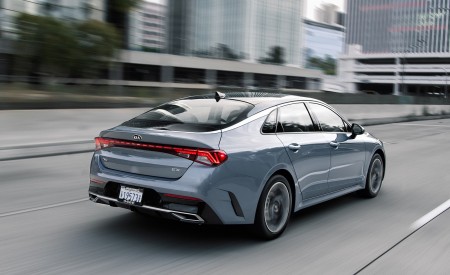 2021 Kia K5 EX 1.6T FWD Rear Three-Quarter Wallpapers 450x275 (5)