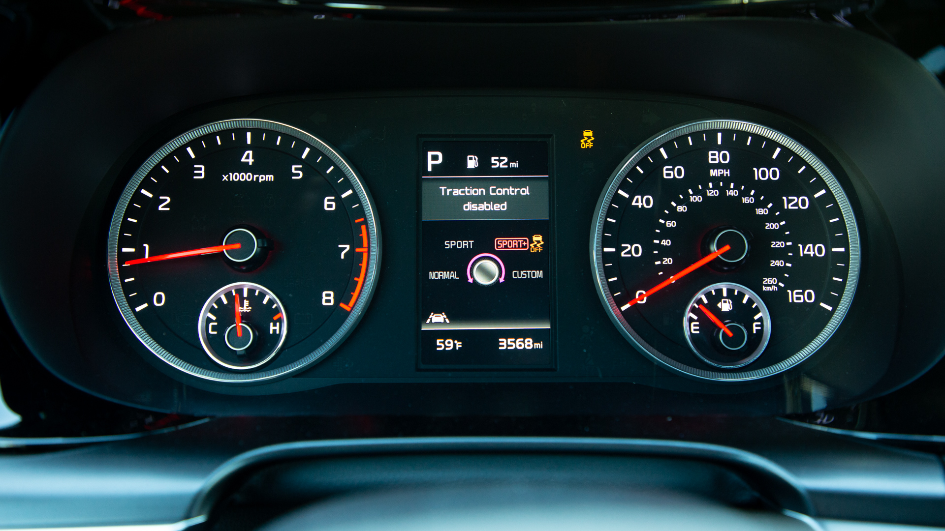 2021 Kia K5 GT Central Console Wallpapers (15)