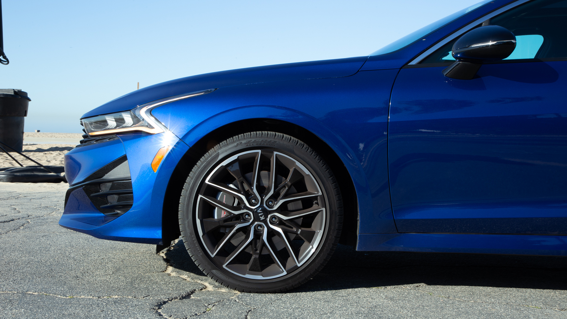 2021 Kia K5 GT (Color: Sapphire Blue) Detail Wallpapers #37 of 49