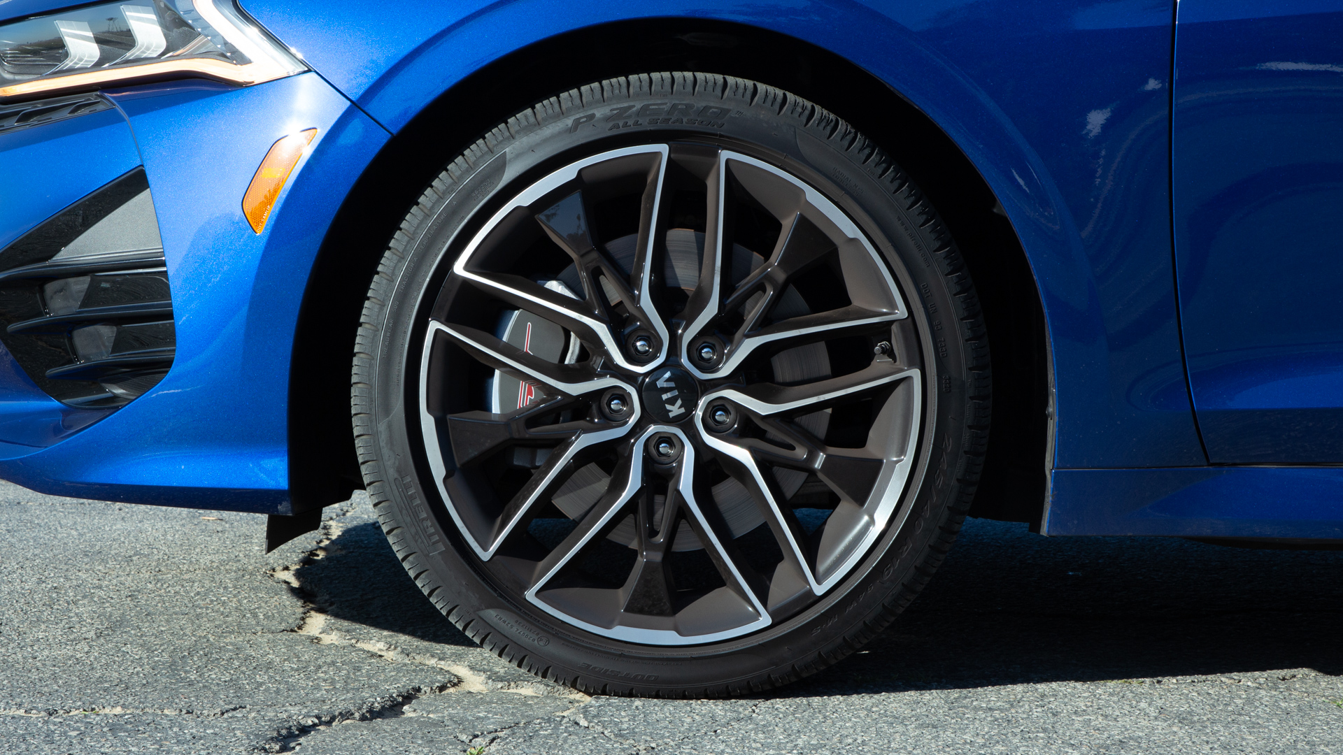 2021 Kia K5 GT (Color: Sapphire Blue) Wheel Wallpapers (8)
