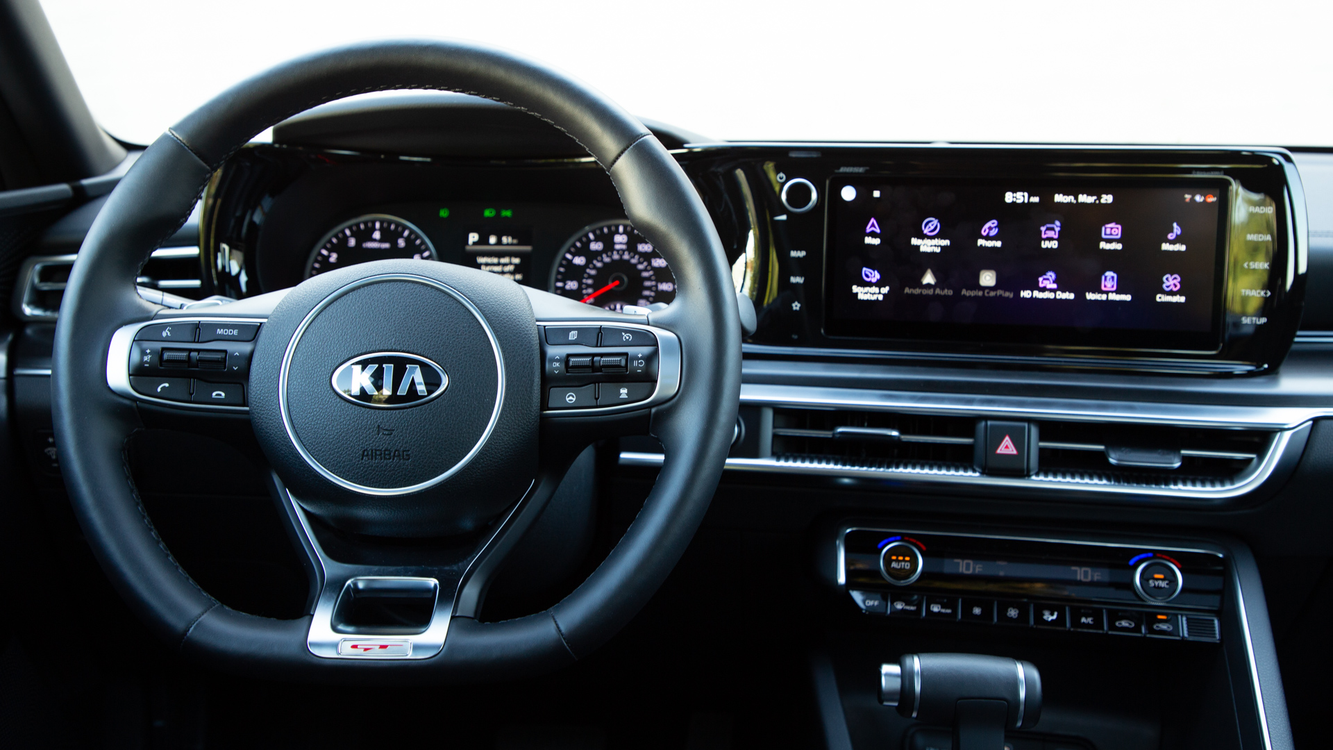 2021 Kia K5 GT Interior Steering Wheel Wallpapers #48 of 49