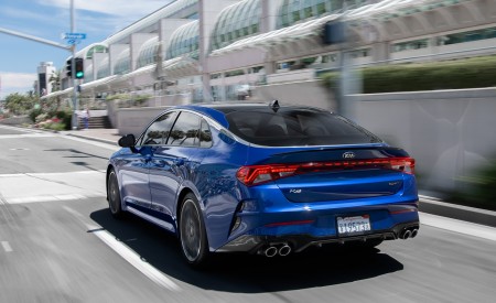 2021 Kia K5 GT Rear Three-Quarter Wallpapers 450x275 (4)