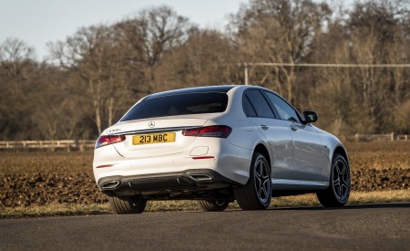2021 Mercedes-Benz E 300 e Plug-In Hybrid (UK-Spec) Rear Three-Quarter Wallpapers 450x275 (10)