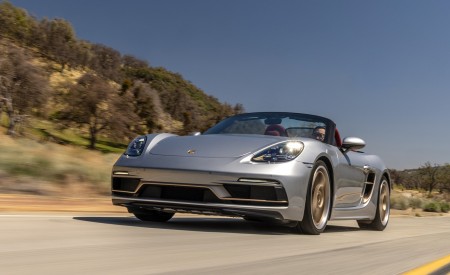 2021 Porsche 718 Boxster GTS 4.0 25 Years (Color: GT Silver) Front Wallpapers 450x275 (9)