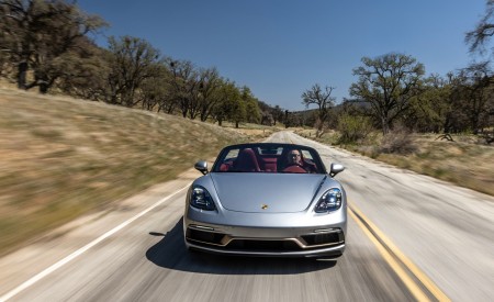 2021 Porsche 718 Boxster GTS 4.0 25 Years (Color: GT Silver) Front Wallpapers 450x275 (10)