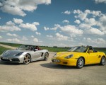 2021 Porsche 718 Boxster GTS 4.0 25 Years and 1996 Boxster Front Three-Quarter Wallpapers 150x120