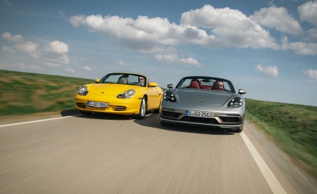 2021 Porsche 718 Boxster GTS 4.0 25 Years and 1996 Boxster Front Wallpapers  450x275 (147)