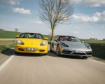 2021 Porsche 718 Boxster GTS 4.0 25 Years and 1996 Boxster Front Wallpapers 150x120