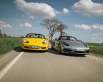 2021 Porsche 718 Boxster GTS 4.0 25 Years and 1996 Boxster Front Wallpapers 150x120