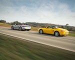 2021 Porsche 718 Boxster GTS 4.0 25 Years and 1996 Boxster Rear Three-Quarter Wallpapers 150x120