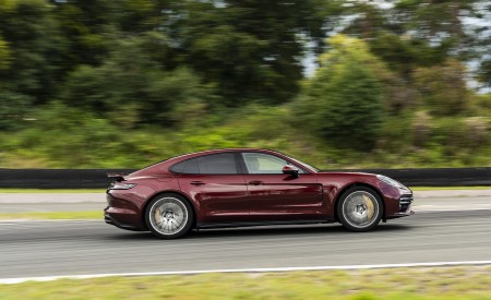 2021 Porsche Panamera Turbo S (Color: Cherry Metallic) Side Wallpapers 450x275 (21)