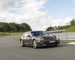 2021 Porsche Panamera Turbo S Sport Turismo (Color: Truffle Brown Metallic) Front Three-Quarter Wallpapers 150x120