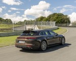 2021 Porsche Panamera Turbo S Sport Turismo (Color: Truffle Brown Metallic) Rear Three-Quarter Wallpapers 150x120