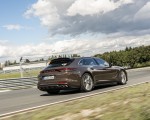 2021 Porsche Panamera Turbo S Sport Turismo (Color: Truffle Brown Metallic) Rear Three-Quarter Wallpapers 150x120