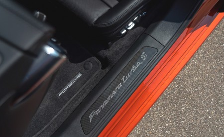 2021 Porsche Panamera Turbo S (US-Spec; Color: Papaya Metallic) Door Sill Wallpapers 450x275 (123)