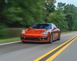 2021 Porsche Panamera Turbo S (US-Spec; Color: Papaya Metallic) Front Wallpapers 150x120