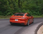 2021 Porsche Panamera Turbo S (US-Spec; Color: Papaya Metallic) Rear Wallpapers 150x120