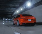 2021 Porsche Panamera Turbo S (US-Spec; Color: Papaya Metallic) Rear Wallpapers 150x120
