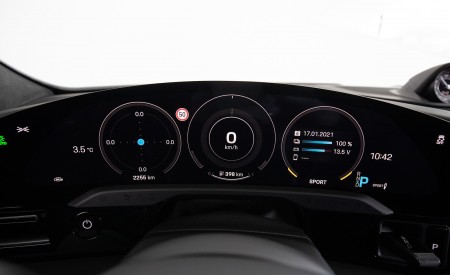 2021 Porsche Taycan (Color: Cherry Metallic) Digital Instrument Cluster Wallpapers 450x275 (129)
