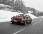 2021 Porsche Taycan (Color: Cherry Metallic) Front Wallpapers 150x120