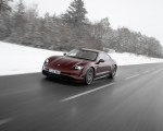 2021 Porsche Taycan (Color: Cherry Metallic) Front Wallpapers  150x120