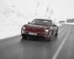 2021 Porsche Taycan (Color: Cherry Metallic) Front Wallpapers 150x120