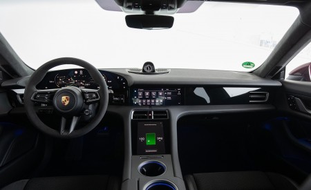 2021 Porsche Taycan (Color: Cherry Metallic) Interior Cockpit Wallpapers 450x275 (123)