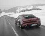 2021 Porsche Taycan (Color: Cherry Metallic) Rear Three-Quarter Wallpapers  150x120