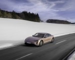 2021 Porsche Taycan (Color: Frozen Berry Metallic) Front Three-Quarter Wallpapers 150x120