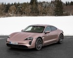 2021 Porsche Taycan (Color: Frozen Berry Metallic) Front Three-Quarter Wallpapers 150x120
