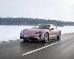 2021 Porsche Taycan (Color: Frozen Berry Metallic) Front Three-Quarter Wallpapers  150x120