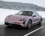 2021 Porsche Taycan (Color: Frozen Berry Metallic) Front Three-Quarter Wallpapers 150x120
