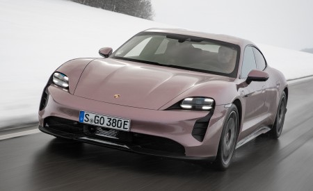 2021 Porsche Taycan (Color: Frozen Berry Metallic) Front Wallpapers 450x275 (150)