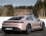 2021 Porsche Taycan (Color: Frozen Berry Metallic) Rear Three-Quarter Wallpapers 150x120