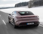 2021 Porsche Taycan (Color: Frozen Berry Metallic) Rear Three-Quarter Wallpapers 150x120