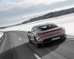 2021 Porsche Taycan (Color: Frozen Berry Metallic) Rear Three-Quarter Wallpapers 150x120
