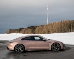 2021 Porsche Taycan (Color: Frozen Berry Metallic) Side Wallpapers 150x120