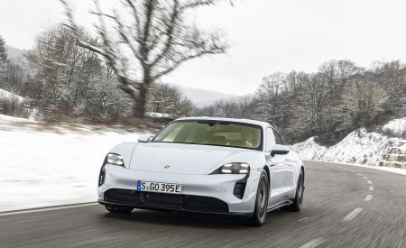 2021 Porsche Taycan (Color: Ice Grey Metallic) Front Wallpapers  450x275 (62)