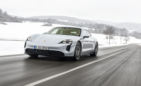 2021 Porsche Taycan (Color: Ice Grey Metallic) Front Wallpapers  450x275 (65)